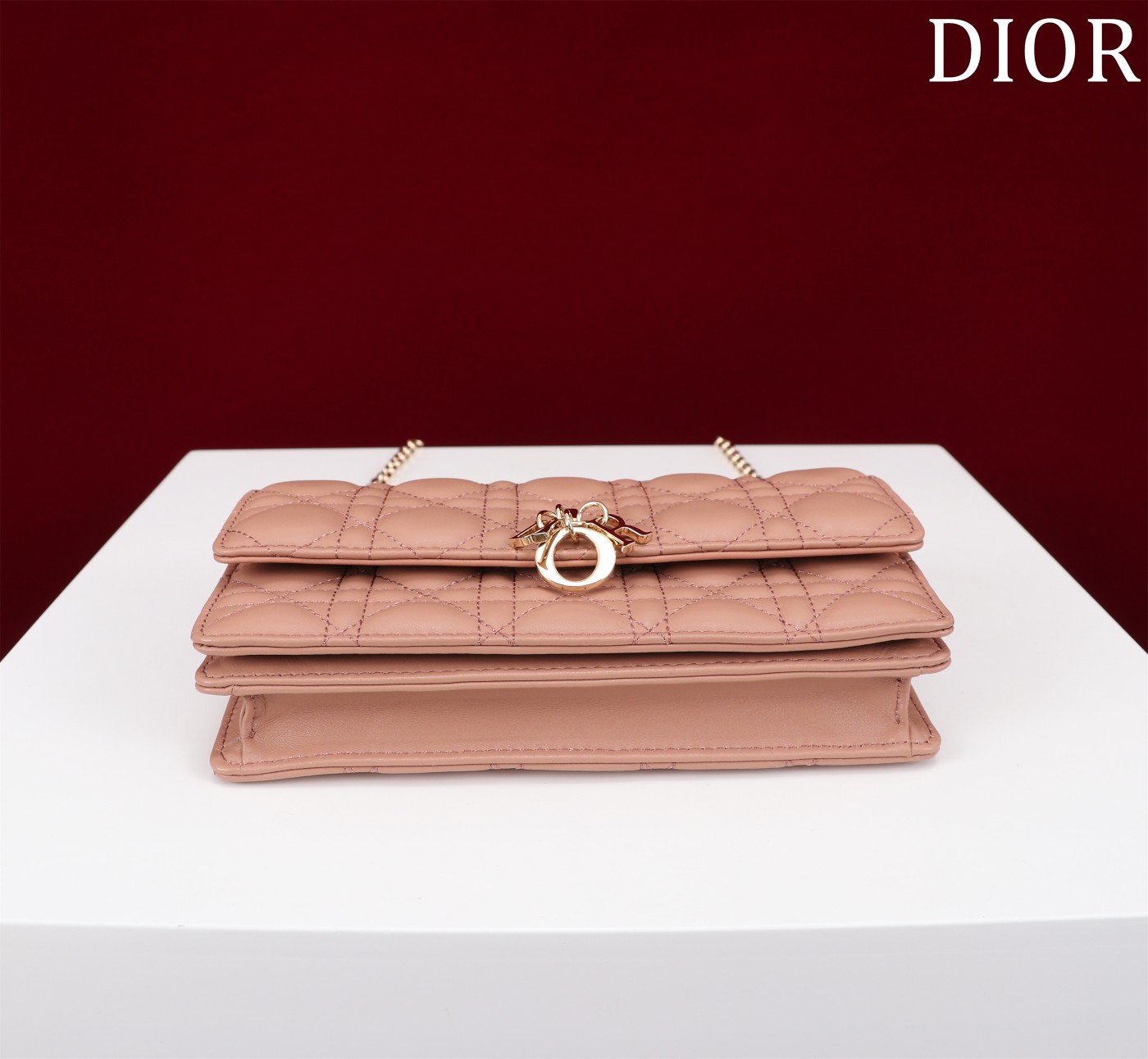 My Dior Mini Bag Blush Cannage Lambskin